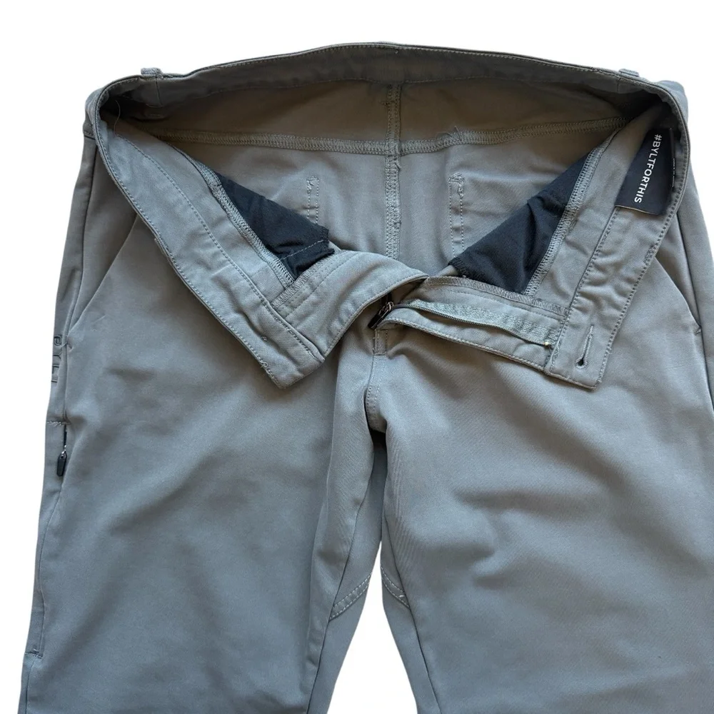 BYLT Everyday Pant Men's 32x32 Gray Slim Tapered Stretch Chino Pants Stretch